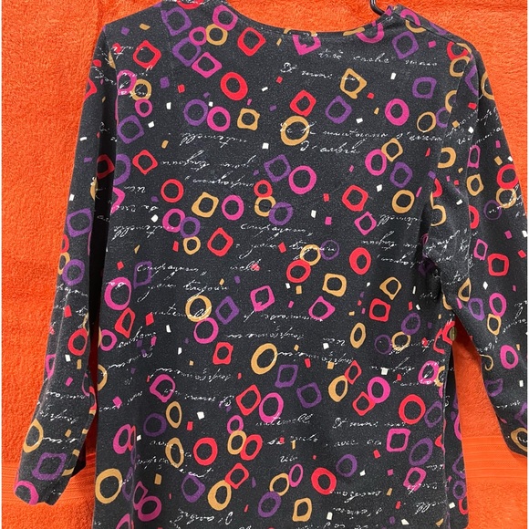 Beautiful multi colored Ruby Rd. Top - Picture 2 of 2